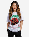 Frog Shogun Froggy Samurai Oversized T-Shirt