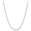 1Ct T.W. Diamond Tennis Necklace 14k White Gold 16"