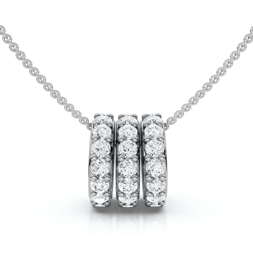 1/2Ct Bernarda Diamond Pendant 14k Gold Women's Necklace Lab Grown EF/VS