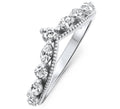 1Ct Diamond Wedding Contour Fancy Anniversary Ring in 14k Gold Lab Grown