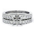 1ct Diamond Engagement Matching Wedding Ring Setting Size Selectable