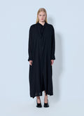 Yohji Yamamoto Women Backside Slit Long Coat
